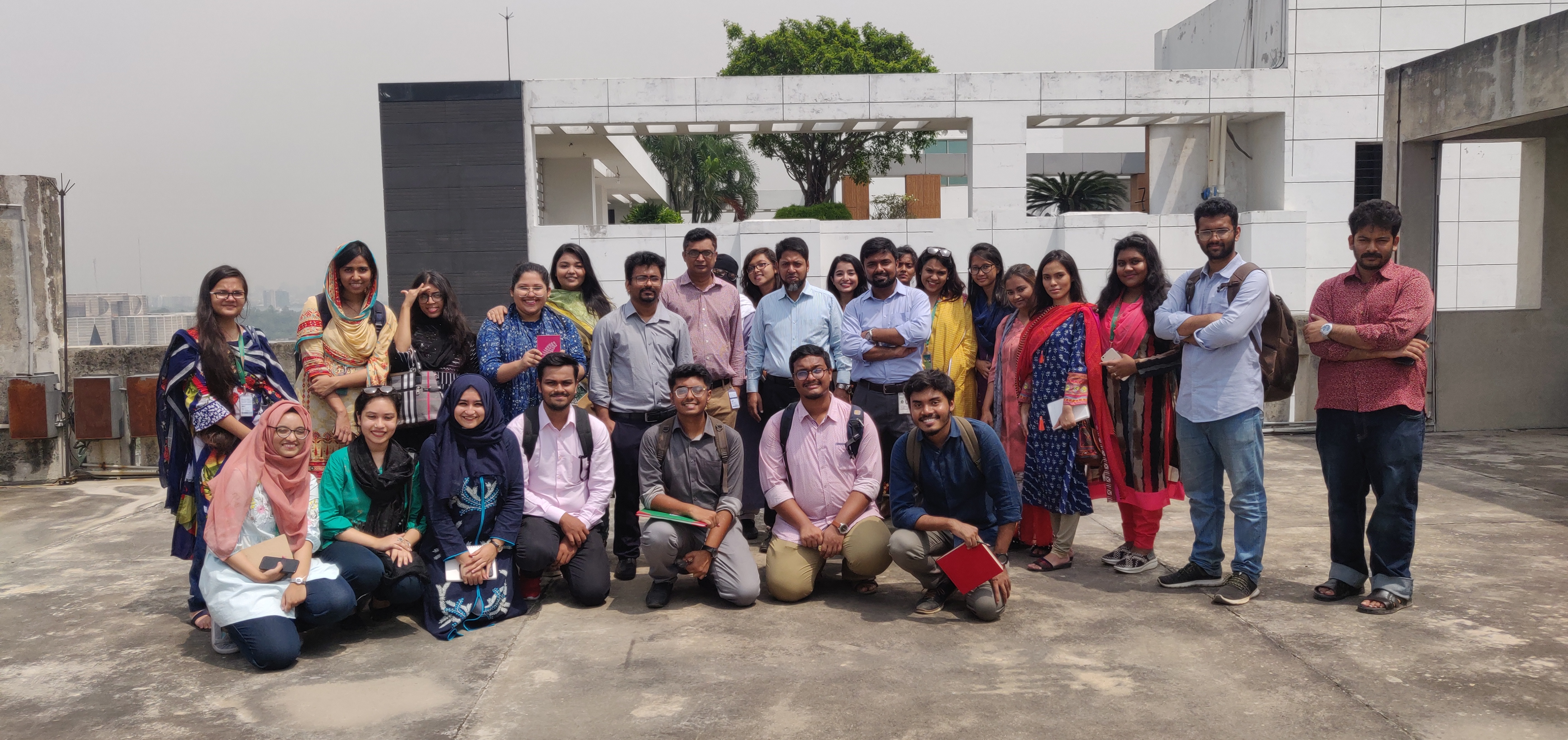Student of 3rd Batch visited tall buildings in Dhaka.