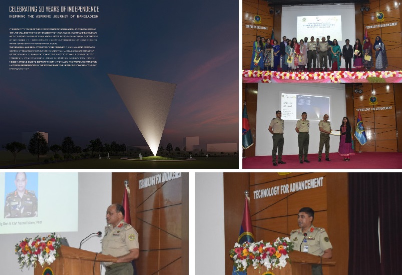 PRIZE GIVING CEREMONY OF MEMORIAL DESIGN COMPETITION, 2021 ORGANIZED BY THE ARCHITECTURE DEPARTMENT OF MIST.